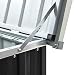 Verderoom Gartenbox Metall Gartenbox Wasserdicht XXL Auflagenbox Metall Auflagenbox XXL Kissenbox Werkzeugkasten Gerätebox Gartentruhe-Anthrazit-171 x 99 x 93 cm