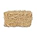 FloraCraft Decorative Straw Bale 2 Piece 2.5 Inch x 2.5 Inch x 5 Inch Natural