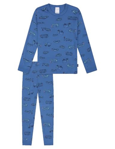 Schiesser Jungen Schlafanzug Set Pyjama lang - 100% Organic Bio...