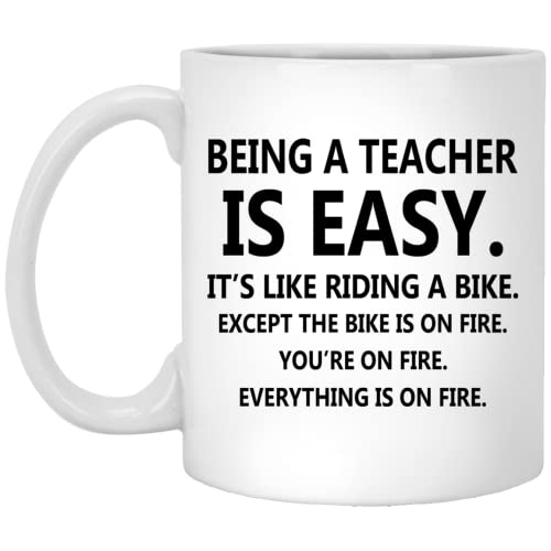 Being-A-Teacher-Is-Easy-Funny-Teaching-Coffee-Mug-Funny-Teacher-Gag-Gifts-Coffee-Cup-Teacher-Gift-Ideas-Back-To-School-Teacher-Gift-Mugs-11oz