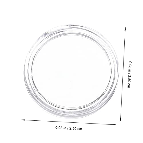 Capsulas protectoras transparentes para monedas 100 piezas miniatura 2