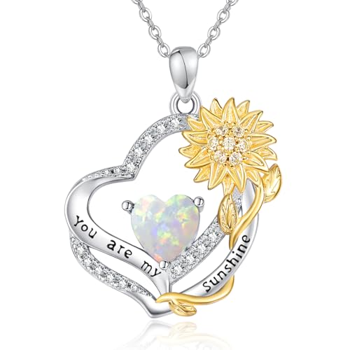 Zhi Kexin �Ђ܂�� �a���΃l�b�N���X �����p 925�X�^�[�����O�V���o�[ You Are My Sunshine �n�[�g�y���_���g�l�b�N���X �L�O�� �a���� �W���G���[ �M�t�g ���ꂳ�� �� �ޏ�, 0.87 Inches, �X�^�[�����O�V���o�[