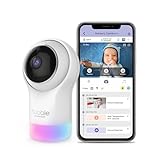 Hubble Connected Nursery Pal Glow, 5-in-1 Smart HD Baby Monitor with Night Light