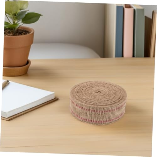 Ruban sangle jute naturelle à rayures pour la rénovation de chaise - 8