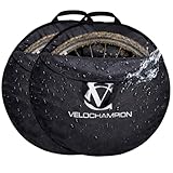 Amazon.co.uk VeloChampion Waterproof Bicycle Wheel Bag Storage Cover | Mountain, Road, Gravel or Kids BMX | 650b. 700c. 16” 20” 24” 26” 27.5” 29” Bike Wheelset Transport Travel Case (2, Large 26-29”) #ad #ad