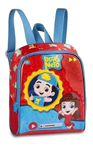 Kit Mochila Infantil Escolar Luccas Neto Rodinhas Tam G Clio