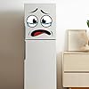 Trash Can Stickers | 4-Piece Fun Expressions Decals,Funny Trash Garbage Can Stickers,for Kitchen Bathroom Fridge Wall Bucket Yard Indoor #2