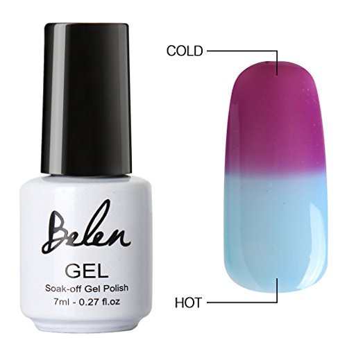 Belen Chameleon Thermal Colour Changing Gel Polish Soak Off Nail Art Varnish 5703