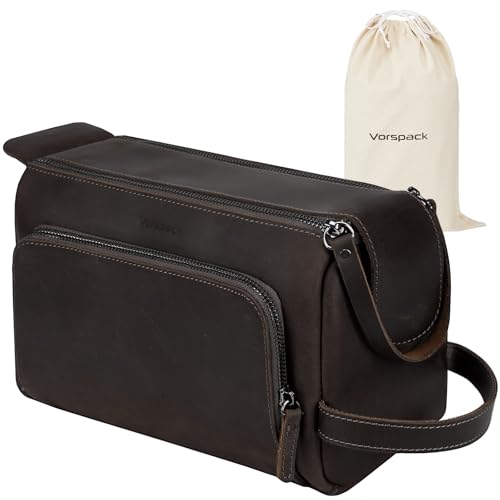 Vorspack Genuine Leather Toiletry Bag