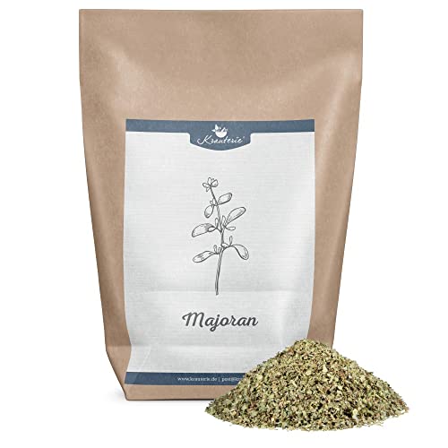 Krauterie Majoran Hund, Einzelfuttermittel für Hunde (100 g), Majoran Geschnitten in Spitzenqualität