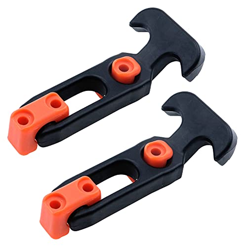 Image of T Tulead T-Handle Latches Rubber Draw Latches Toolbox Cooler Replacement 110x46mm Toolbox Lid Latches Boat Hatch Latches Pack of 2 with Screws