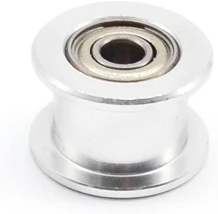 1 PC 2GT Idler Pulley 20 Teeth Aluminum Alloy Perlin Passive 3mm 5mm Bore Without Teeth for GT2 6mm Belt 3D Printer Parts(Bore 3mm)