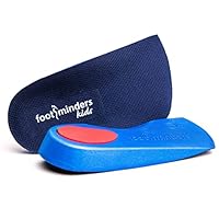 Footminders Kids Orthotic Insoles – Arch Support Shoe Inserts for Flat Feet & Plantar Fasciitis, Heel Pain Relief – Children