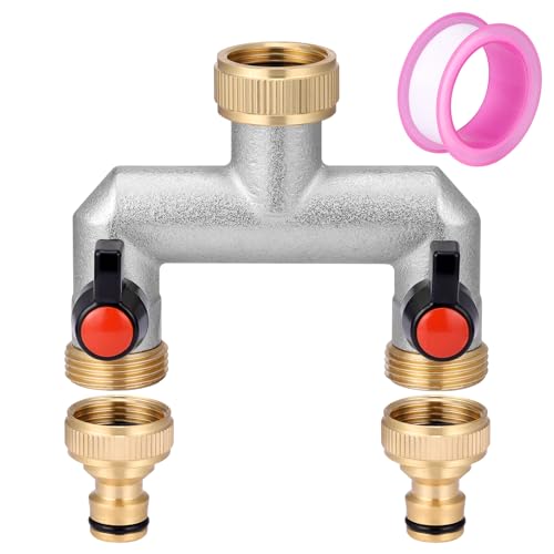 ADATTATORE PER RUBINETTO DA GIARDINO PRESE A 4 VIE COLLETTORE DELLACQUA Connessioni Per Tubi Flessibili Blocco Onoff 72066537