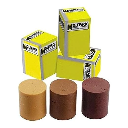 WOLFPACK LINEA PROFESIONAL - Cera Repara Madera 70 gr. Caoba