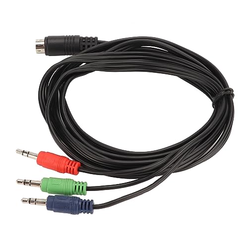 Cable Mini DIN a Jack 3.5mm con 9 Pines y cubierta PVC miniatura 5