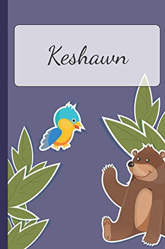 Keshawn: Personalized Notebooks • Sketchbook for Kids with Name Tag • Drawing for Beginners with 110 Dot Grid Pages • 6x9 / A5 size Name Notebook • ... Personal Gift • Planner and Journal for kids image 3