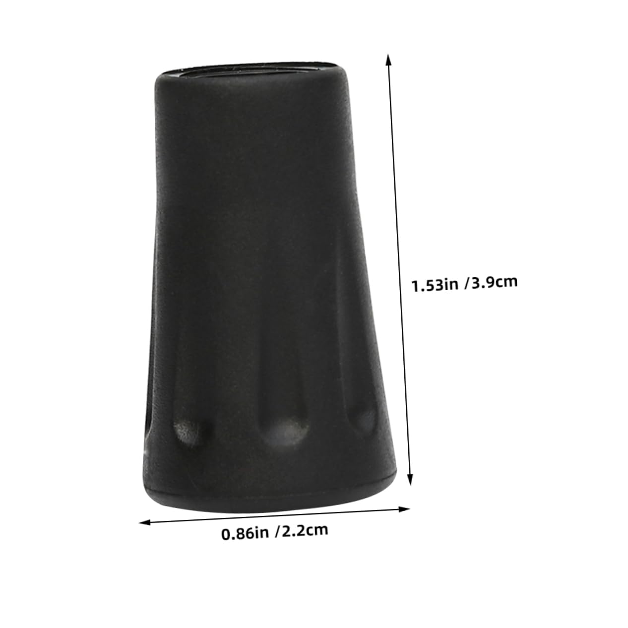 TOVINANNA 10pcs Trekking Pole End Tips Cane Accessories Skid Cane Tips for Walking Sticks