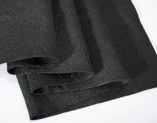 Premium Black Soft Felt Fabric Sheet - 18" x 36" Crafting Material for DIY Projects, Decorations, and Creative Endeavors 5 Premium Black Soft Felt Fabric Sheet - 18" x 36" Crafting Material for DIY Projects, Decorations, and Creative Endeavors - Image 4