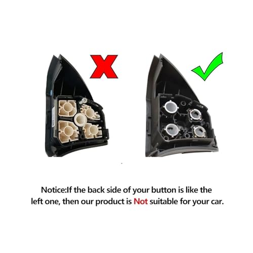 Boutons de commande de volant pour Benz W164 W245 W251 noir