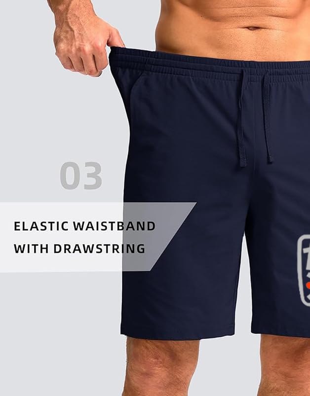 Image of hotfits Stylish Men's Cotton Shorts D Multicolored, Lightweight, Breathable, Casual Summer Lounge, Gym, Athletic, Workout, Beach & Travel Shorts for Men