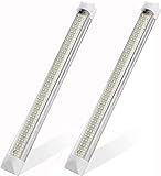 Megrezo 12 Volt LED Lights Bar, Warm White 3000K 13.4 Inch 99 LED 5W 500 Lumens, LED Car Interior Light Strip with Switch for RV Boat Trailer Camper, Pack of 2