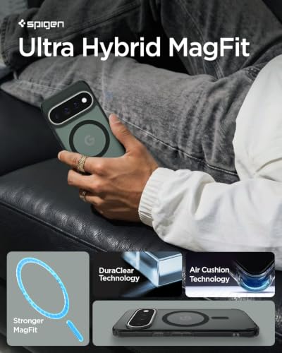 Image of Spigen Ultra Hybrid MagFit for Google Pixel 11 Pro Case, Frost Black