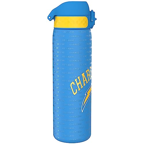 Ion8 NFL Los Angeles Chargers Lightweight Steel Water Bottle, 600 ml/20 oz, Non-Insulated, Leak Proof, Easy to Open - Image 4