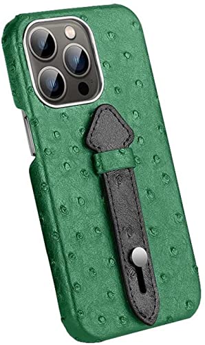 Housse iPhone 12 Pro antichoc verte qui évite les chutes avec sa dragonne pratique
