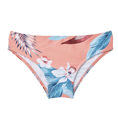 Image of Century Star Girls Swimsuit Two Piece Tankini Swimwear with Boyshort Bathing Suit for Kids Toddler Beach Swimsuits Pink Leaf Flower 10