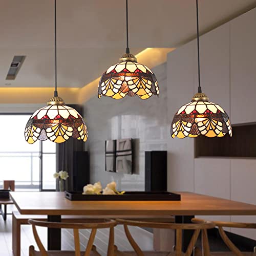 Suspension réglable vitrail de 8 pouces avec 2 lumières pour une clarté optimale