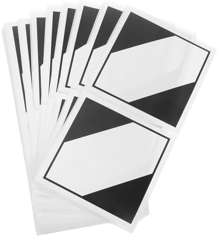 NUOBESTY 100 adet yapışkan etiket, miktar çıkartması, deniz taşımacılığı için, dayanıklı, kolay yapıştırılabilir, karton ve ambalajlar için uyarı bilgileri - Görsel 1