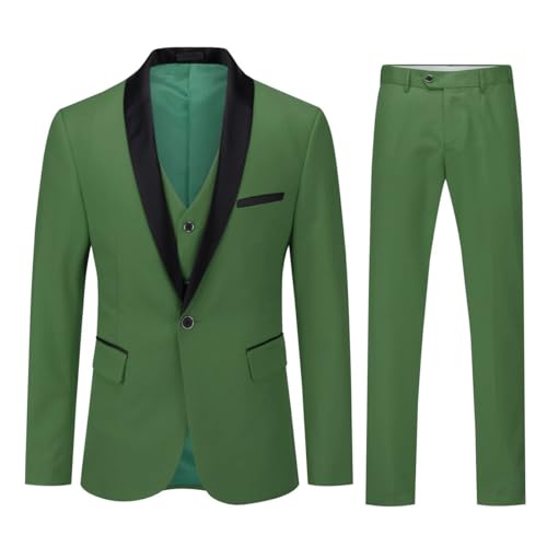 Costume homme 3 pièces bleu col châle idéal pour votre mariage