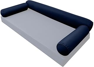 MH GLOBAL |SLIPCOVER ONLY| S6 Piped Trim Bolster Pillow SlipCover Crib Size 50