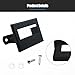 Front Radar Sensor Protector Cover with Screws Fit for Honda CR-V CRV 2017-2022 All Models Black
