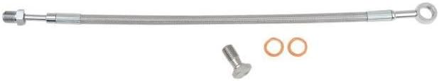 Goodridge Stainless Steel Braided Hydraulic Clutch Line Kit - 8in. Over Stock HD82127-1CCH+8