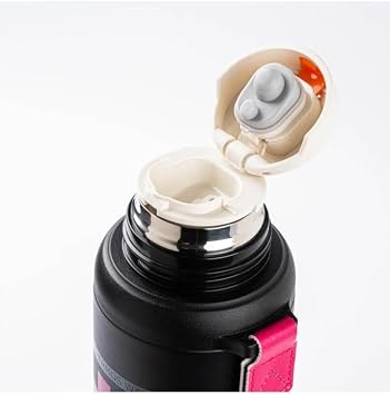 Tantitoni Okadi Color Rim Siyah 650 Ml Paslanmaz Çelik Termos