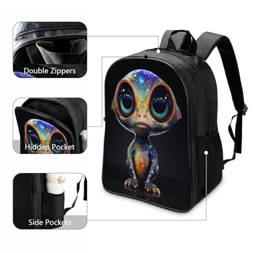 Mochila escolar impermeable de alien que evita la espalda cargada en niños de primaria 3