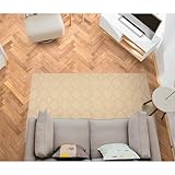 Garland Rug Sparta Area Rug, 7-Feet 6-Inch by 9-Feet 6-Inch, Tan