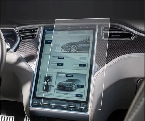 Écran tactile 17 pouces pour GPS de voiture Tesla Model S verre trempé de protection