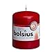 Produktbild Bolsius Glatte Stumpenkerzen - Weinrot - 10 Stück - 8 cm - Dekorative Haushaltkerzen - Länge Brenndauer 17 Stunden - Unparfümierte