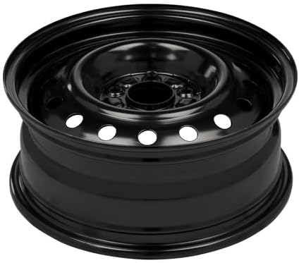 New 16x6.5 inch OEM Direct Replacement Steel Wheel for Ford Fusion 2006–2012 5-114.3mm Black 16 in Rim 6E5Z1015BA