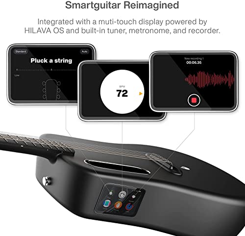 LAVA ME 3 Smartguitar, 36 Inch Guitare Acoustique en Fibre de Carbone, effets de performance multiples, convient aux… - Les Beatles, Paul McCartney, John Lennon, RIngo Starr, George Harrison LAVA ME 3 Smartguitar, 36 Inch Guitare Acoustique en Fibre de Carbone, effets de performance multiples, convient aux… – Image 3