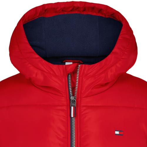 Image of Tommy Hilfiger Boys' Heavyweight Hooded Polar Fleece Lined Puffer Jacket