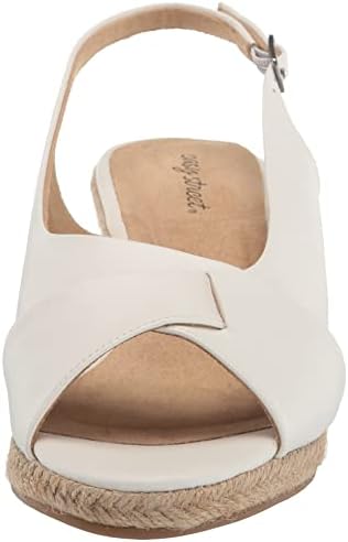 Easy Street Women's Devlin Sandal, White, 7 Narrow | Image 1