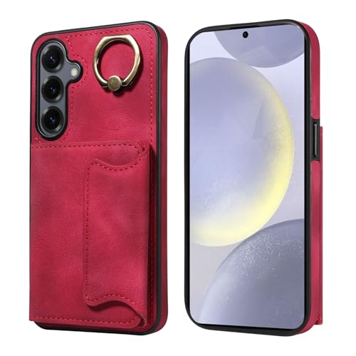 Étui Samsung Galaxy S25 Plus antichoc avec anneau et porte-carte