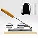 Artcome Heavy Duty Pecan Nut Cracker Tool with 1 Flannel Bag & 4 Picks, Wood Handle Base
