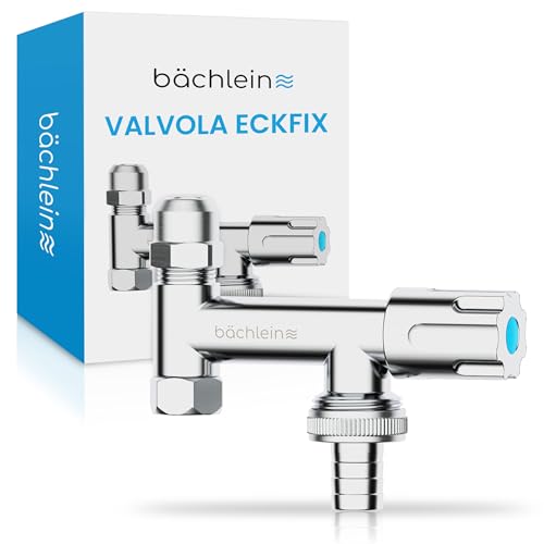 Bächlein Valvola ausiliaria universale – Valvola per dispositivi Eckfix in ottone con dispositivo antiriflusso