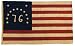 Founding Fathers Flags 76 Bennington Vintage Flag 3x5' Oxford Polyester Embroidered