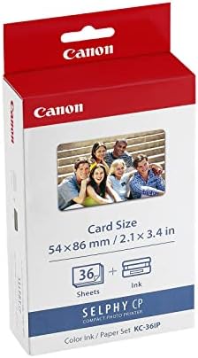 Canon KC-18IF Ink/Paper Set (18 x Credit Card size lables) for the SELPHY CP series, pack of 18